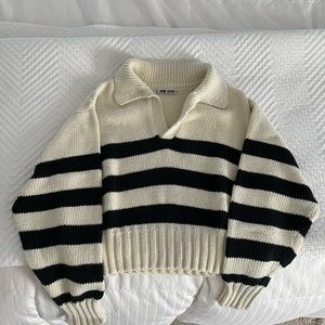 Ciao Lucia Venezia Polo Pullover Sweater Small